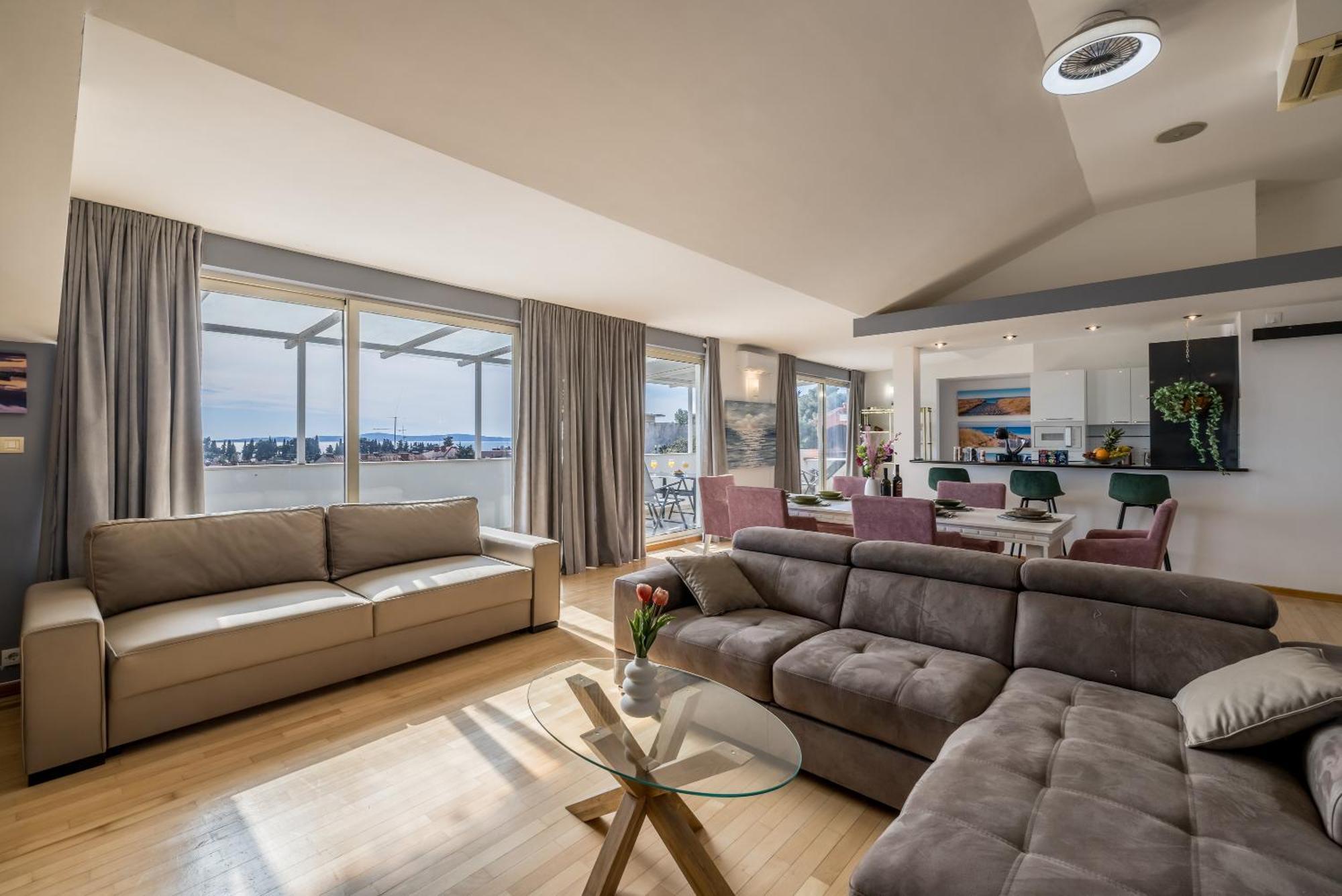 Urban Utopia Penthouse With Private Parking Split Eksteriør bilde